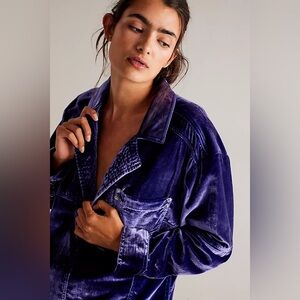 Free People Peyton Velvet Pullover